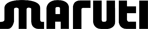 Maruti logo, showcased at Level One Showroom, a top wholesale fashion agency in London.
